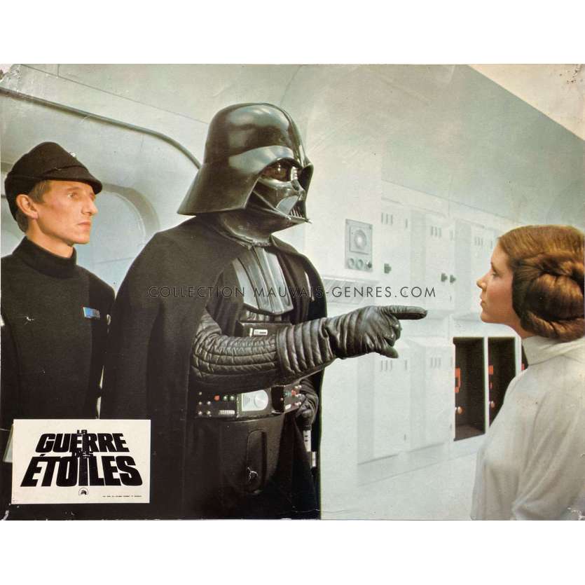 STAR WARS - A NEW HOPE French Lobby Card- 9x12 in. - 1977 - George Lucas, Harrison Ford