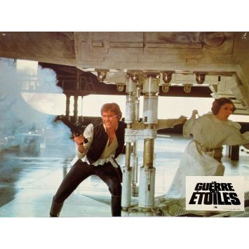 STAR WARS - A NEW HOPE French Lobby Card- 9x12 in. - 1977 - George Lucas, Harrison Ford