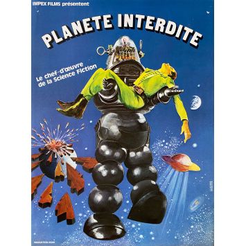 FORBIDDEN PLANET French Herald/Trade Ad 2p. - 10x12 in. - 1955/R1970 - Fred McLeod Wilcox, Leslie Nielsen