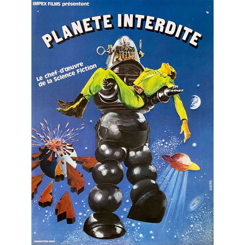 PLANETE INTERDITE Synopsis 2p. - 24x30 cm. - 1955/R1970 - Fred McLeod Wilcox, Leslie Nielsen