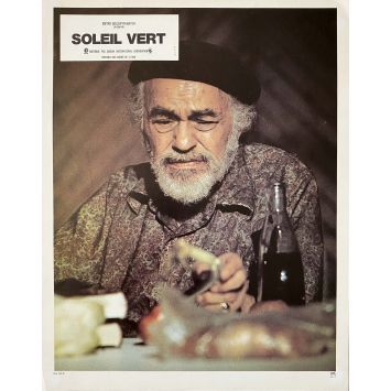 SOYLENT GREEN French Lobby Card N11 - 10x12 in. - 1973 - Richard Fleisher, Charlton Heston