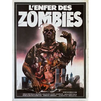 L'ENFER DES ZOMBIES Affiche de film- 40x54 cm. - 1979 - Lucio Fulci, Tisa Farrow