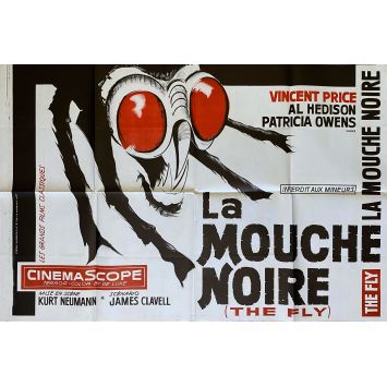 THE FLY French Movie Poster- 32x47 in. - 1958/R1970 - Kurt Neumann, Vincent Price