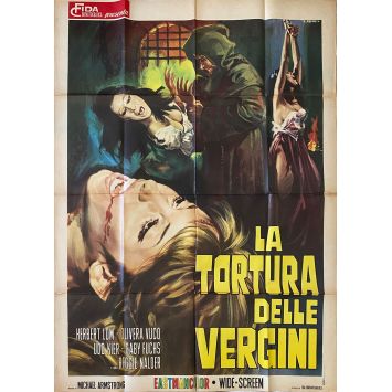MARK OF THE DEVIL Italian Movie Poster- 39x55 in. - 1970 - Michael Armstrong, Herbert Lom