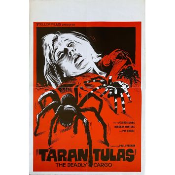 TARANTULAS THE DEADLY CARGO Belgian Movie Poster- 14x21 in. - 1977 - Stuart Hagmann, Claude Akins