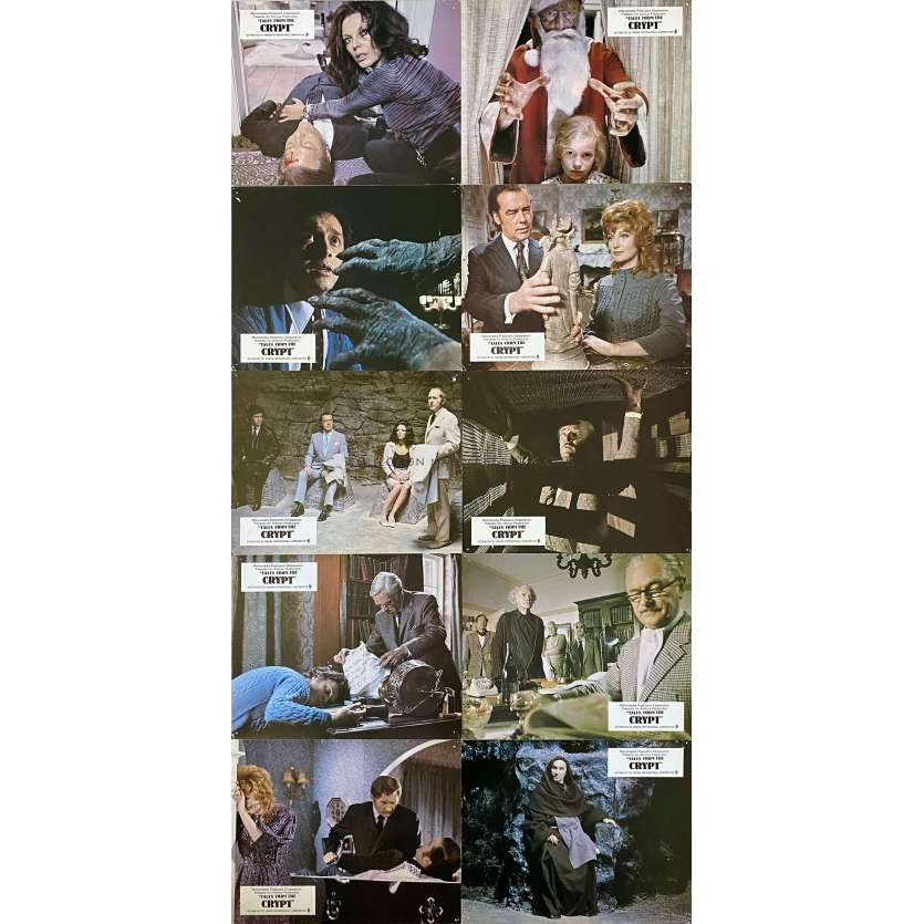 HISTOIRES D'OUTRE-TOMBE Photos de film- 20x25 cm. - 1972 - Freddie Francis, Peter Cushing