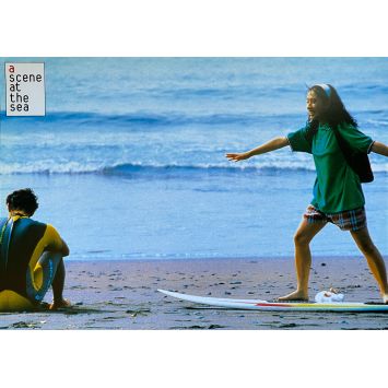 A SCENE AT THE SEA French Lobby Card N01 - 9x12 in. - 1991 - Takeshi Kitano, Claude Maki