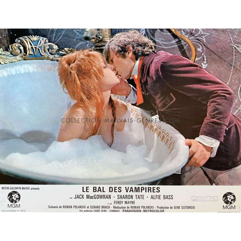 THE FEARLESS VAMPIRE KILLERS French Lobby Card N04A - 9x12 in. - 1967 - Roman Polanski, Sharon Tate
