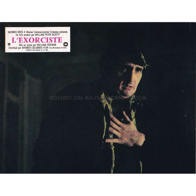 THE EXORCIST French Lobby Card N03 - 9x12 in. - 1974 - William Friedkin, Max Von Sidow