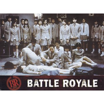 BATTLE ROYALE French Lobby Card N01 - 9x12 in. - 2000 - Kinji Fukasaku, Takeshi Kitano