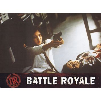 BATTLE ROYALE French Lobby Card N02 - 9x12 in. - 2000 - Kinji Fukasaku, Takeshi Kitano