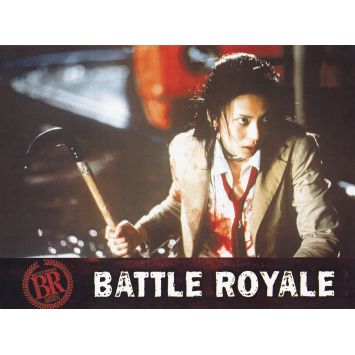 BATTLE ROYALE French Lobby Card N03 - 9x12 in. - 2000 - Kinji Fukasaku, Takeshi Kitano