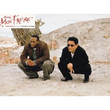 BROTHER French Lobby Card N01 - 9x12 in. - 2000 - Takeshi Kitano, Omar Epps