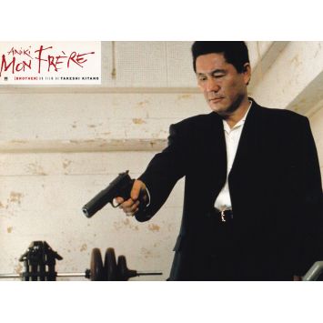 BROTHER French Lobby Card N03 - 9x12 in. - 2000 - Takeshi Kitano, Omar Epps