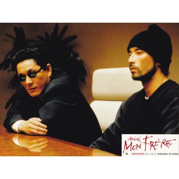 BROTHER French Lobby Card N04 - 9x12 in. - 2000 - Takeshi Kitano, Omar Epps