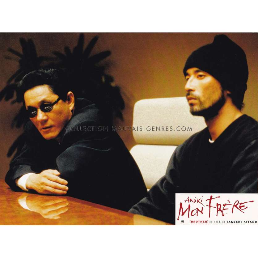 BROTHER French Lobby Card N04 - 9x12 in. - 2000 - Takeshi Kitano, Omar Epps