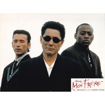 BROTHER French Lobby Card N05 - 9x12 in. - 2000 - Takeshi Kitano, Omar Epps