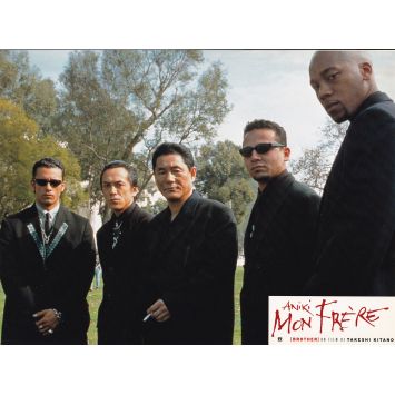 BROTHER French Lobby Card N07 - 9x12 in. - 2000 - Takeshi Kitano, Omar Epps