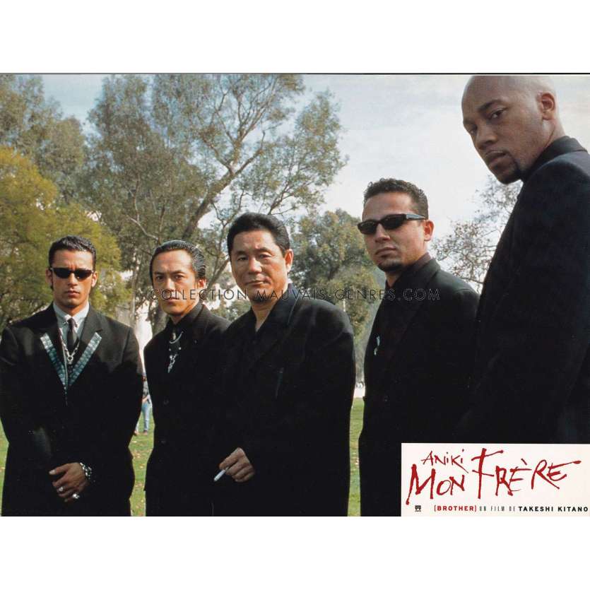 BROTHER French Lobby Card N07 - 9x12 in. - 2000 - Takeshi Kitano, Omar Epps
