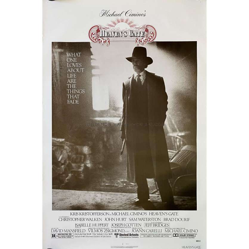 LA PORTE DU PARADIS Affiche de film- 69x104 cm. - 1980 - Christopher Walken, Michael Cimino