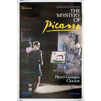 LE MYSTERE PICASSO Affiche de film- 69x104 cm. - 1956/R1986 - Henri-Georges Clouzot, Pablo Picasso