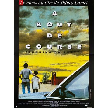 A BOUT DE COURSE Affiche de film- 40x54 cm. - 1988 - Sidney Lumet, River Phoenix