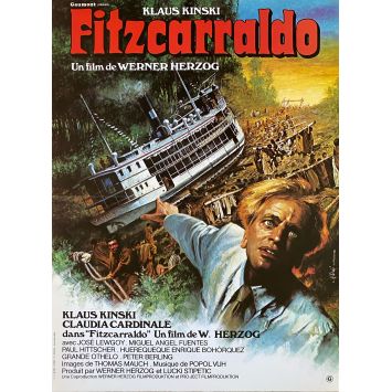 FITZCARRALDO Affiche de film- 40x54 cm. - 1982 - Werner Herzog, Klaus Kinski