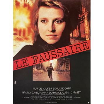 LE FAUSSAIRE Affiche de film- 40x54 cm. - 1981 - Volker Schlöndorff, Hanna Schygulla