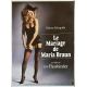 LE MARIAGE DE MARIA BRAUN Affiche de film- 40x54 cm. - 1979 - Rainer Werner Fassbinder, Hanna Schygulla