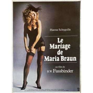 LE MARIAGE DE MARIA BRAUN Affiche de film- 40x54 cm. - 1979 - Rainer Werner Fassbinder, Hanna Schygulla