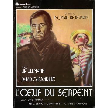 L'OEUF DU SERPENT Affiche de film- 40x54 cm. - 1977 - Ingmar Bergman, Liv Ullmann