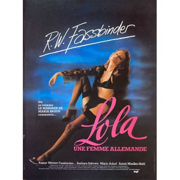 LOLA UNE FEMME ALLEMANDE Affiche de film- 40x54 cm. - 1981 - Rainer Werner Fassbinder, Barbara Sukowa