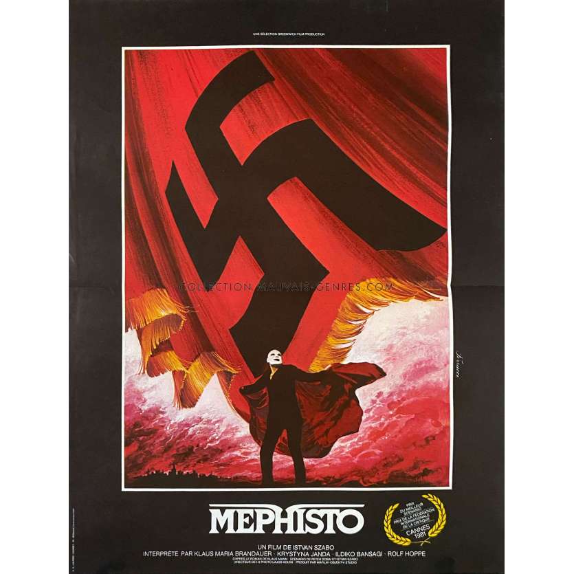 MEPHISTO Affiche de film- 40x54 cm. - 1981 - Istvan Szabo, Klaus Maria Brandauer