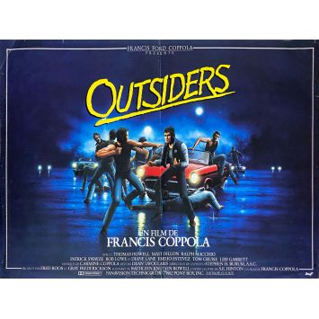 OUTSIDERS Affiche de film- 40x54 cm. - 1983 - Francis Ford Coppola, Matt Dillon