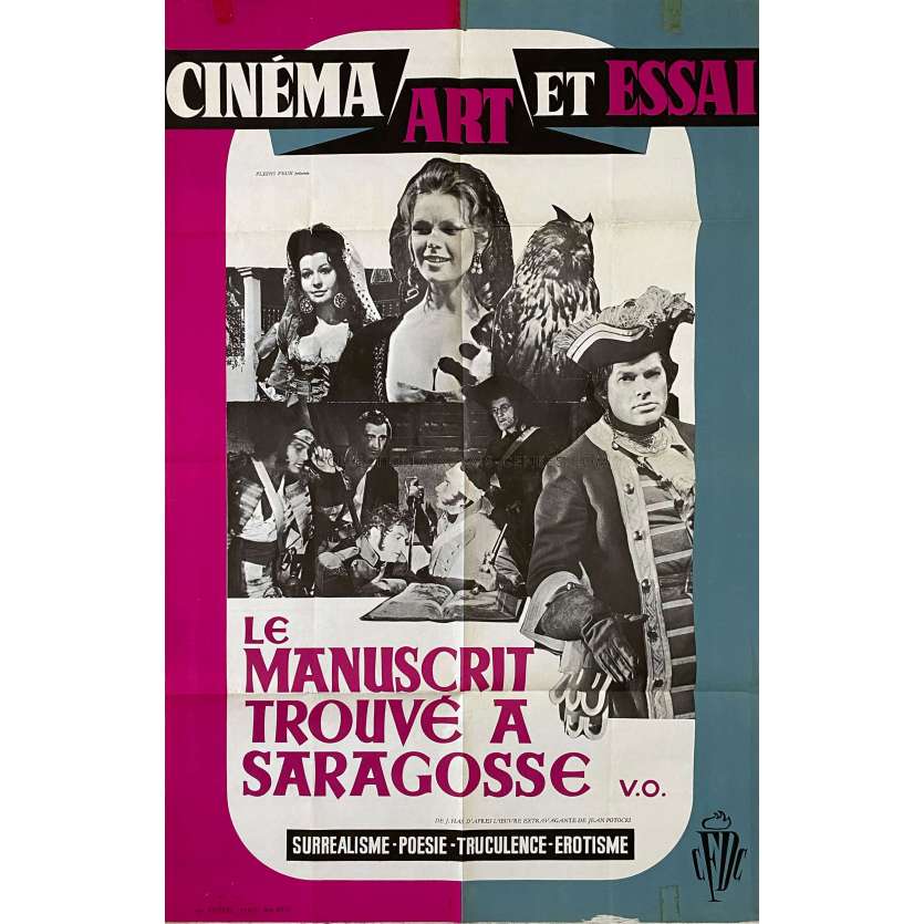 THE SARAGOSSA MANUSCRIPT French Movie Poster- 32x47 in. - 1965 - Wojciech Has, Zbigniew Cybulski