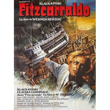 FITZCARRALDO Affiche de film- 120x160 cm. - 1982 - Werner Herzog, Klaus Kinski