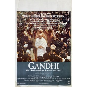 GANDHI Affiche de film- 35x55 cm. - 1982 - Richard Attenborough, Ben Kingsley