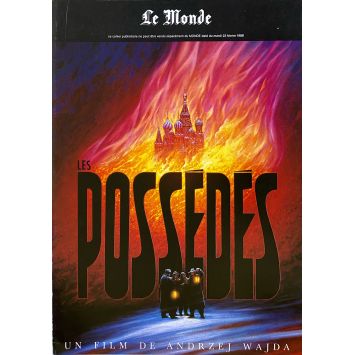 LES POSSEDES Synopsis 4p. - 21x30 cm. - 1988 - Andrzej Wajda, Isabelle Huppert