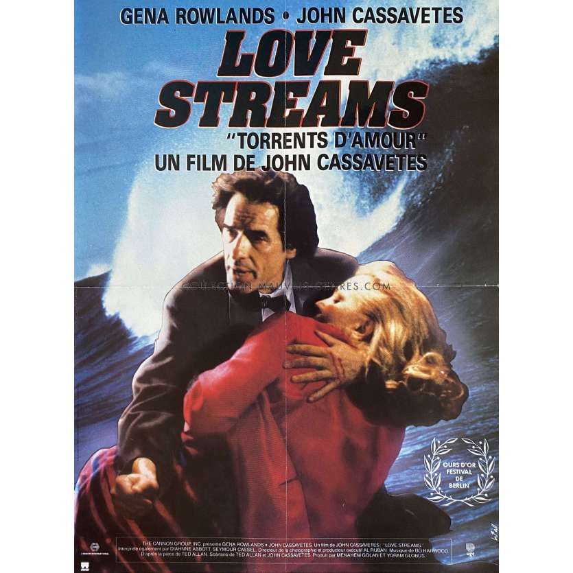TORRENTS D'AMOUR Affiche de film- 40x54 cm. - 1984 - John Cassavetes, Gena Rowlands