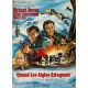 WHERE EAGLES DARE French Movie Poster- 15x21 in. - 1968 - Brian G. Hutton, Clint Eastwood