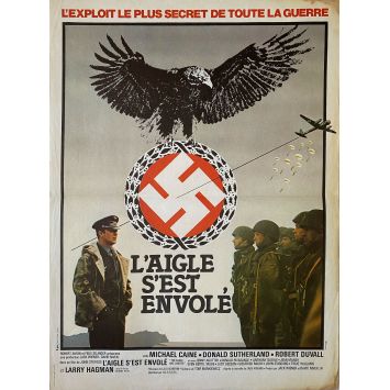 L'AIGLE S'EST ENVOLE Affiche de film- 40x54 cm. - 1976 - John Sturges, Michael Caine