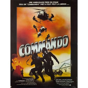 COMMANDO (1982) Affiche de film- 40x54 cm. - 1982 - Ian Sharp, Richard Widmark