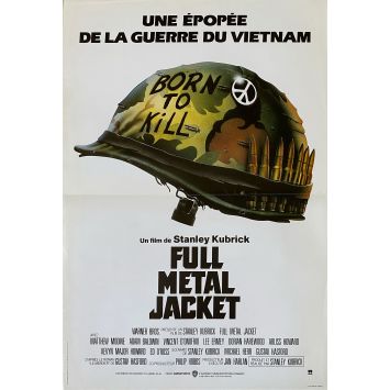 FULL METAL JACKET French Movie Poster- 15x21 in. - 1989 - Stanley Kubrick, Matthew Modine