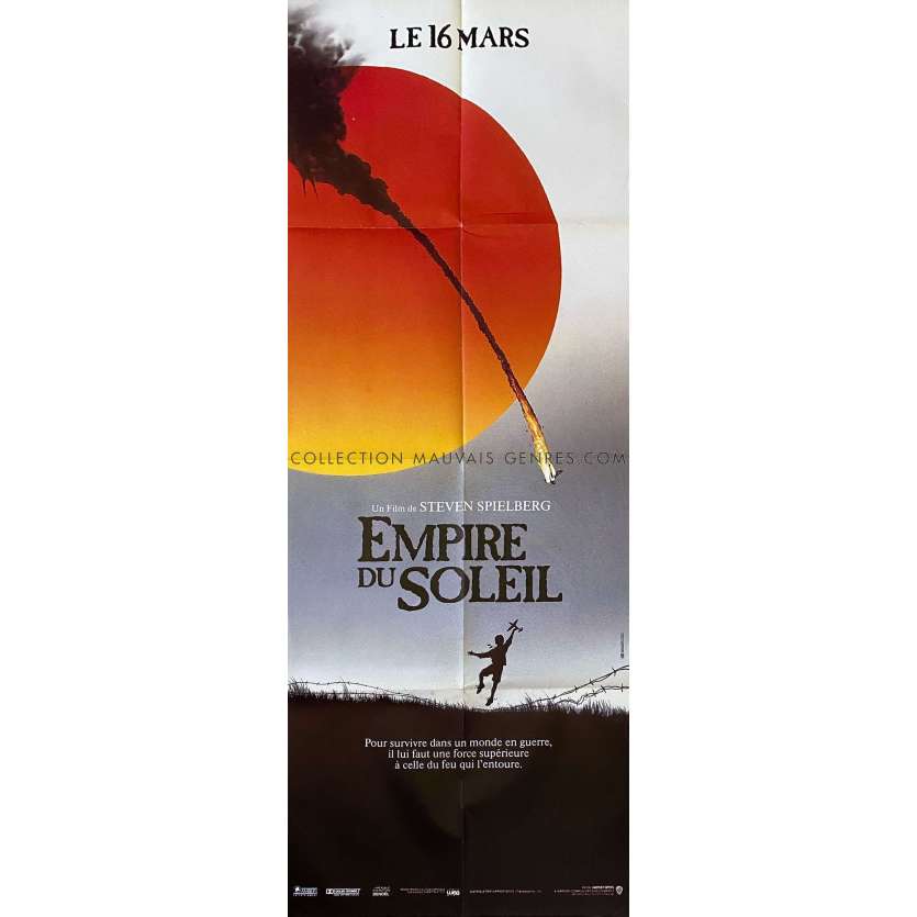 L'EMPIRE DU SOLEIL Affiche de film- 60x160 cm. - 1987 - Steven Spielberg, Christian Bale