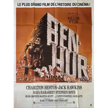 BEN-HUR French Movie Poster- 47x63 in. - 1959/R1970 - William Wyler, Charlton Heston