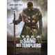 LE SANG DES TEMPLIERS Affiche de film Chevaliers. - 120x160 cm. - 2011 - Jonathan English, Paul Giamatti