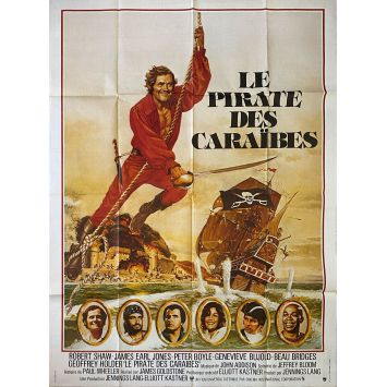 SWASHBUCKLER French Movie Poster- 47x63 in. - 1976 - James Goldstone, Robert Shaw