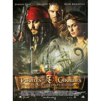 PIRATES OF THE CARIBBEAN: DEAD MAN'S CHEST French Movie Poster- 47x63 in. - 2006 - Gore Verbinski, Johnny Depp