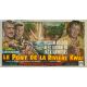 THE BRIDGE ON THE RIVER KWAI Belgian Movie Poster- 14x21 in. - 1957 - David Lean, William Holden