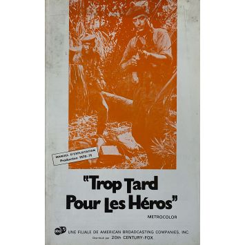 TOO LATE THE HEROES French Pressbook 6p. - 6,3x9,5 in. - 1970 - Robert Aldrich, Michael Caine TOO LATE THE HEROES French Pressbook 6p. - 6,3x9,5 in. - 1970 - Robert Aldrich, Michael Caine